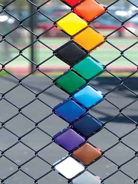 Chain link fence